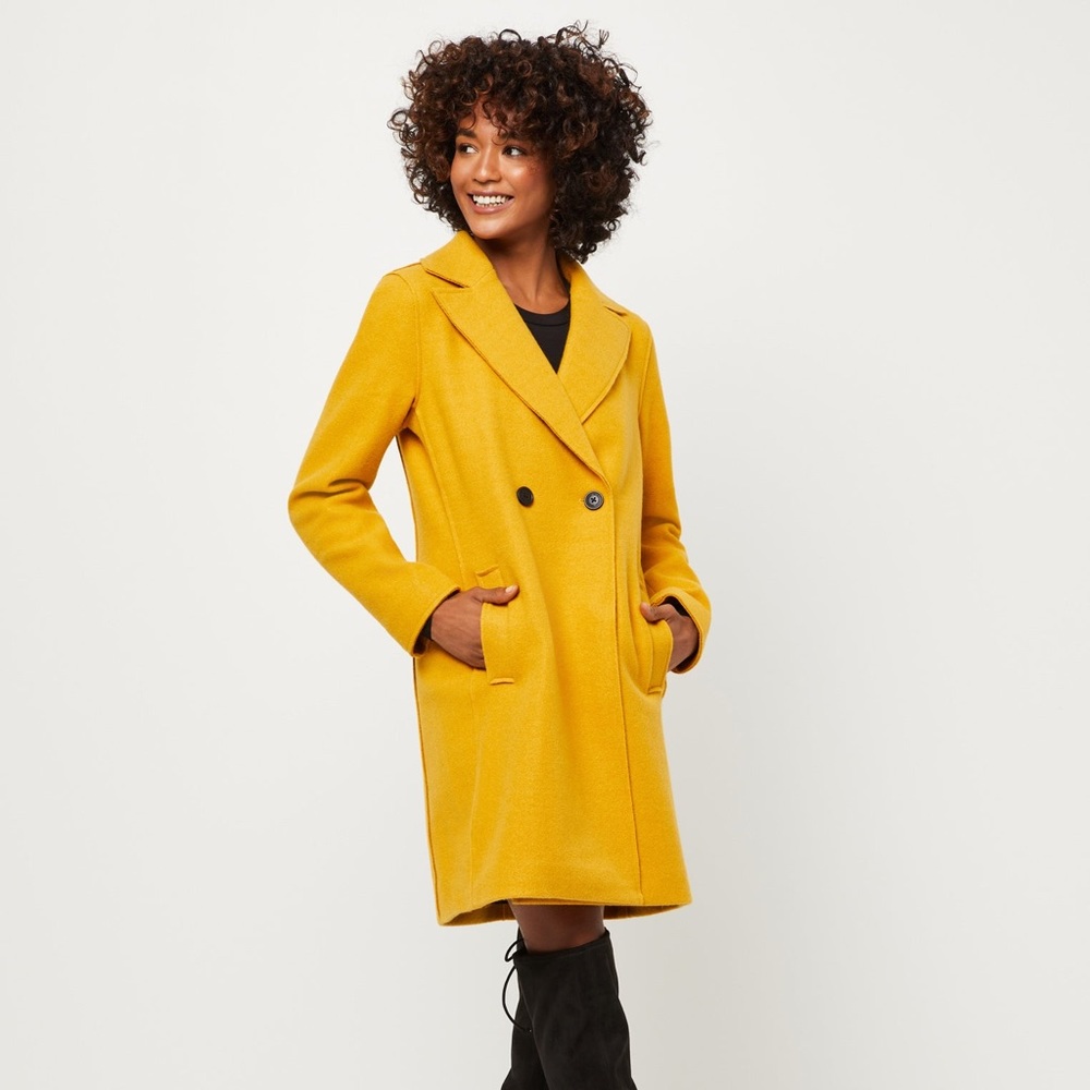 BCBG Double Breasted Walker Jacket